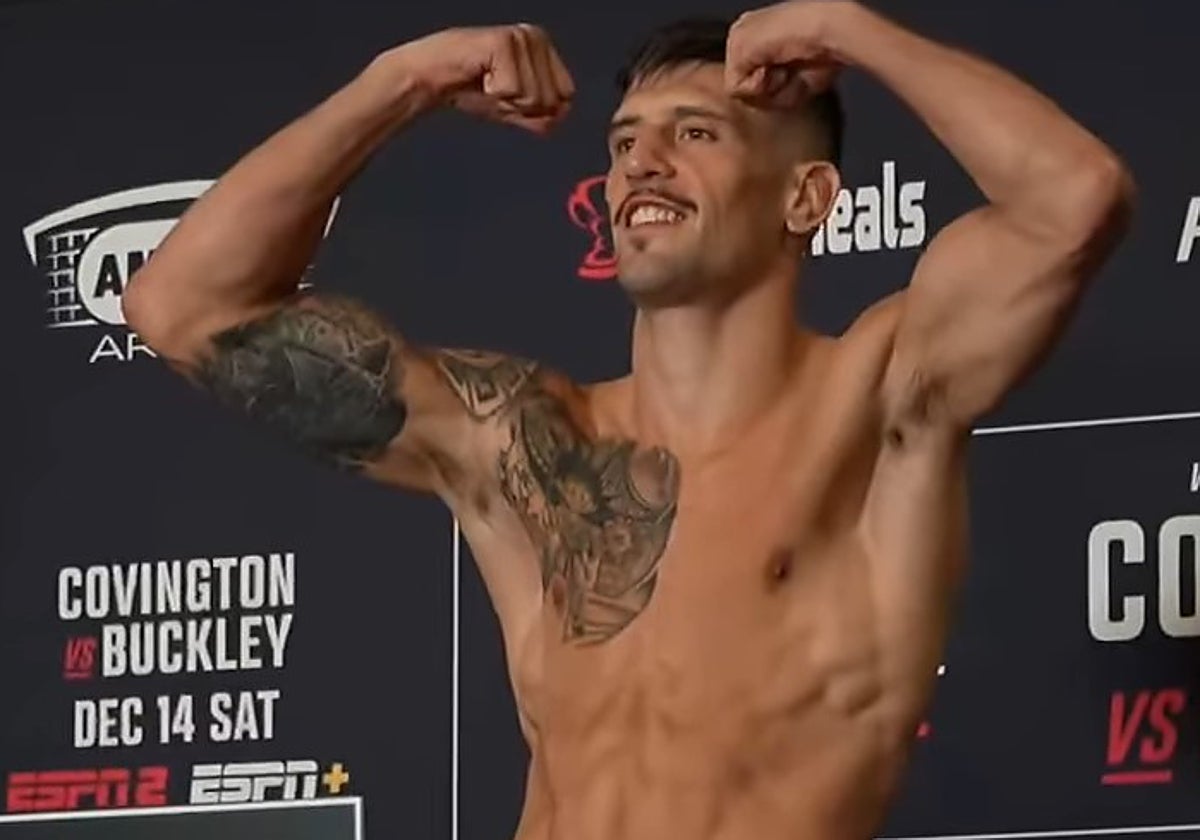 Joel Álvarez, tras dar el peso en Tampa