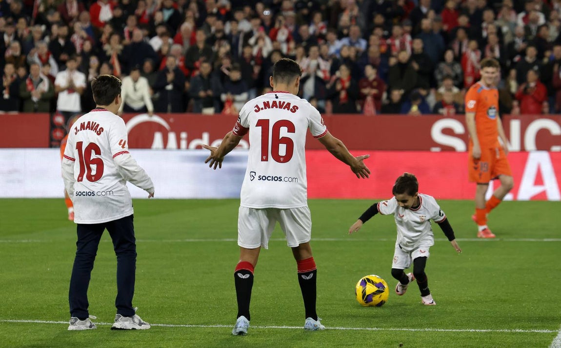 Despedida de Jesús Navas del Sánchez-Pizjuán