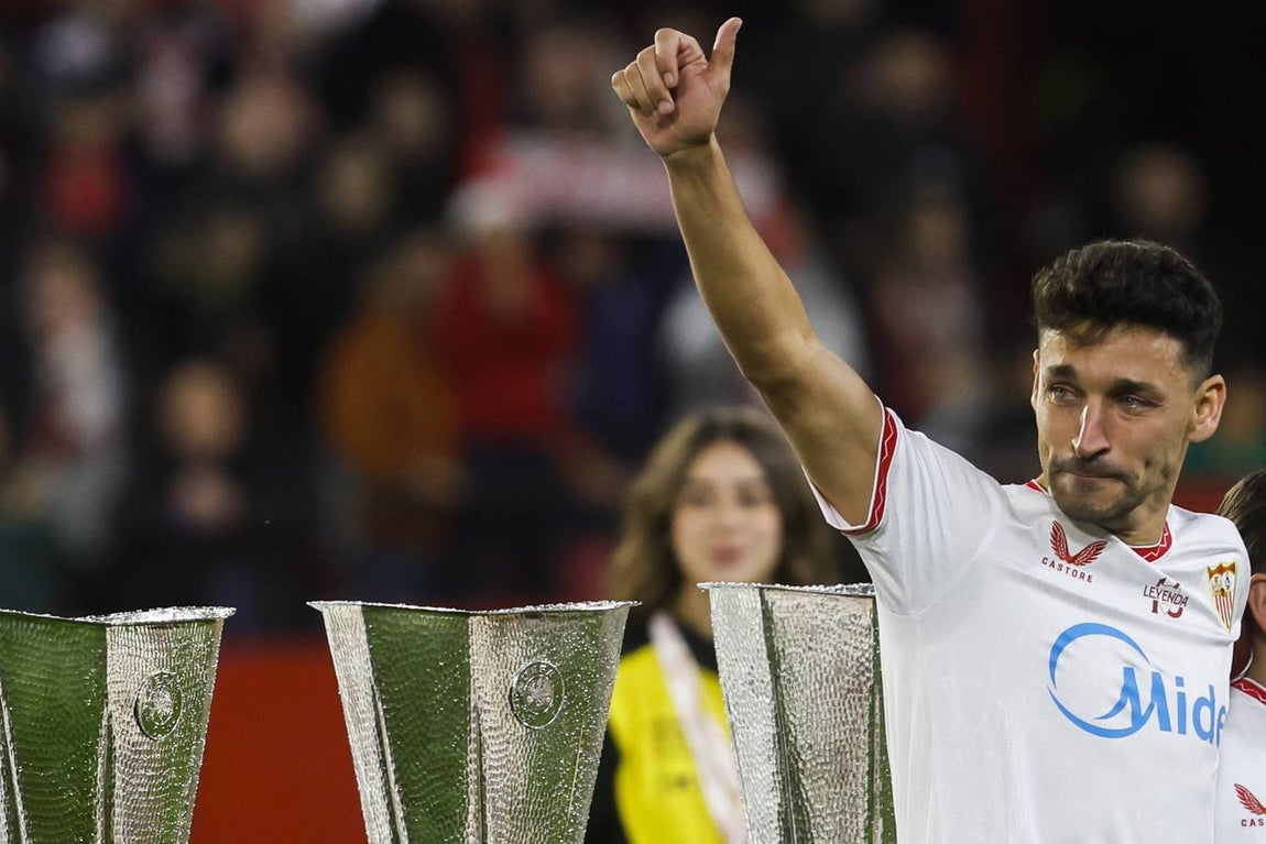 Despedida de Jesús Navas del Sánchez-Pizjuán