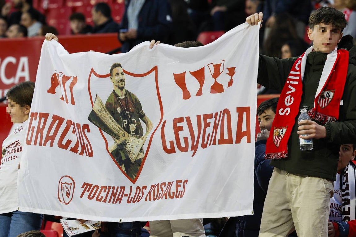 Despedida de Jesús Navas del Sánchez-Pizjuán