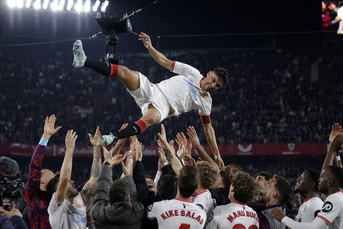 Despedida de Jesús Navas del Sánchez-Pizjuán