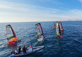 Astiazarán y Häggström, ganadores del segundo evento de las Barcelona Foiling Winter Series