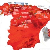 El recorrido de la Vuelta a España 2025, que sale desde Italia