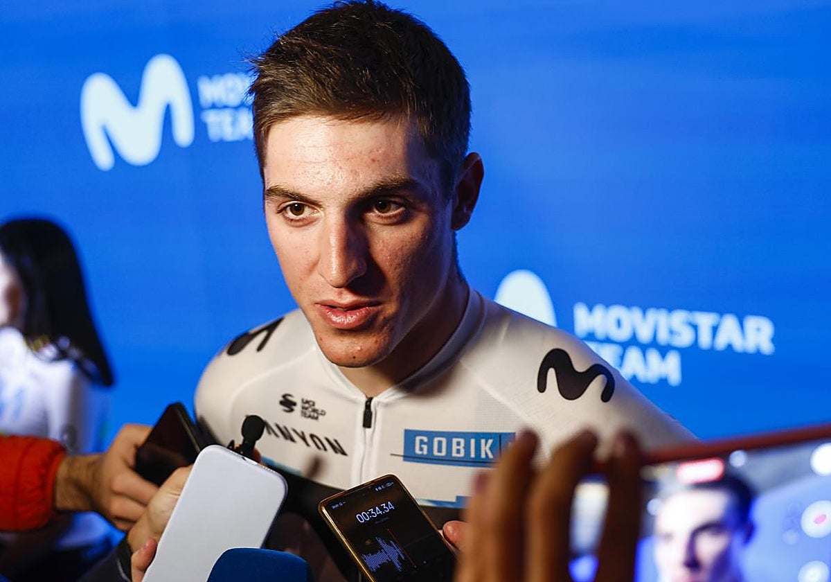 Pablo Castrillo, ciclista del Movistar