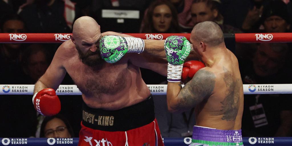 Usyk gana a Fury y mantiene los cinturones de los pesados