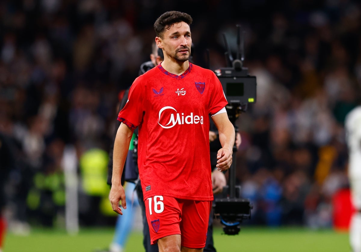 Navas, tras su último partido en el Bernabéu