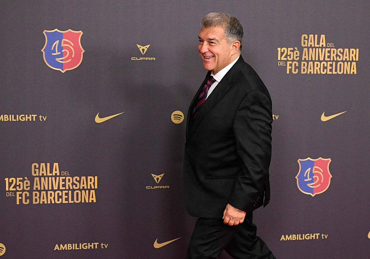 Joan Laporta, presidente del Barcelona
