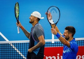 Djokovic y Kyrgios, de enemigos a ser la nueva pareja de moda