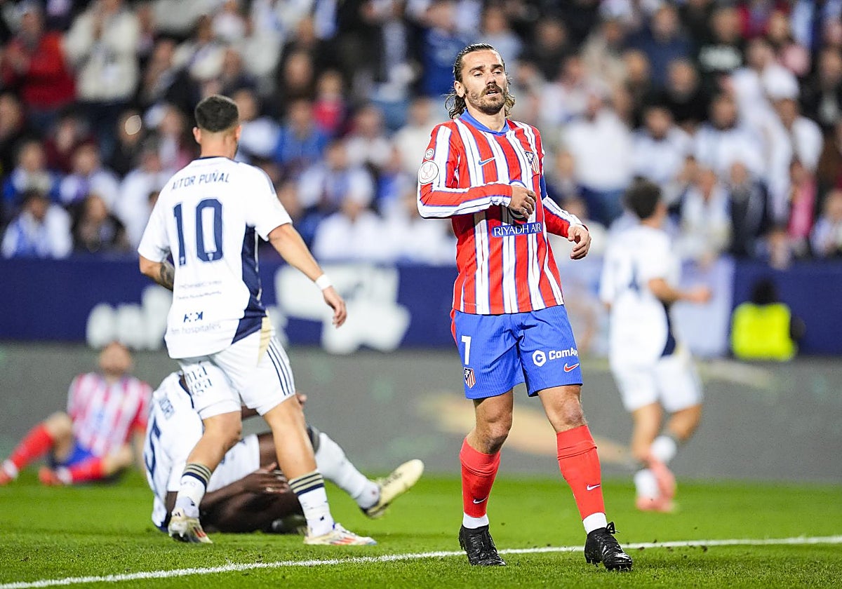Griezmann marcó el único gol del partido