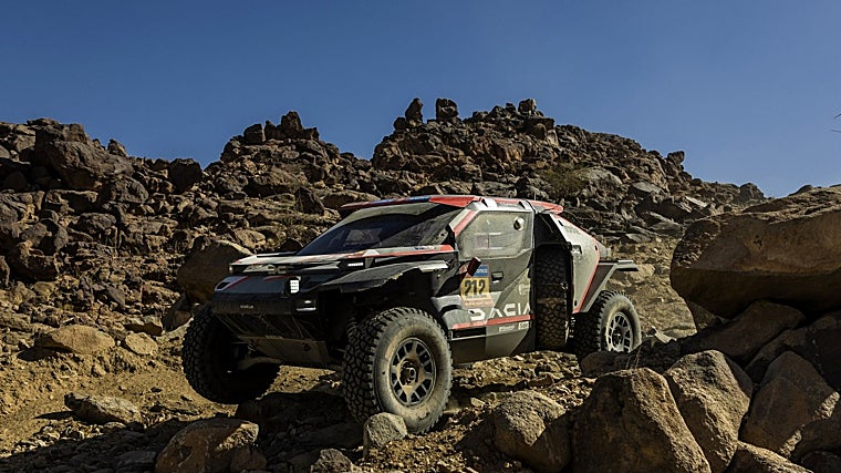 El coche de Gutiérrez y Moreno en el Dakar 2025