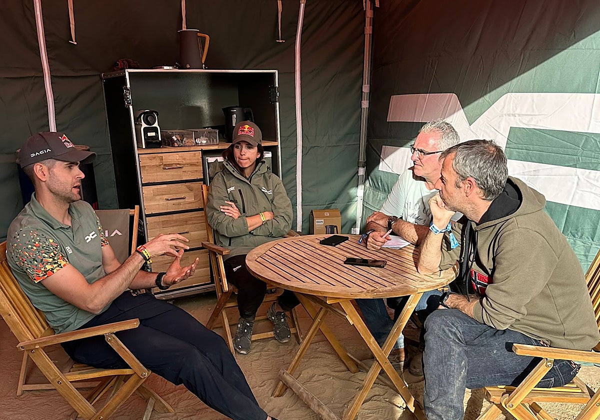 Moreno y Gutiérrez, durante su entrevista con ABC