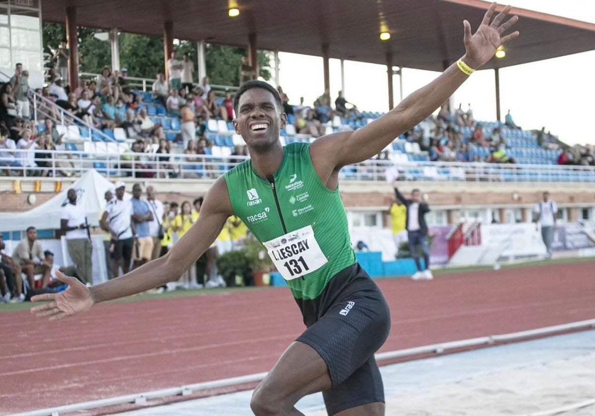 Lester Lescay en una competición de 2024