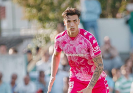 Ismael Sierra, durante un partido con el Estoril