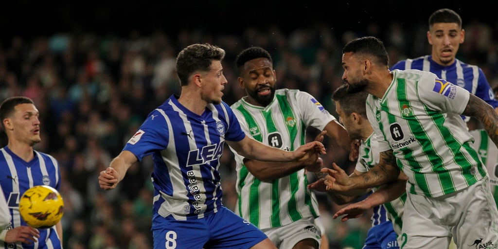 Ninguna victoria del Betis en sus últimos cuatro enfrentamientos ante el Alavés