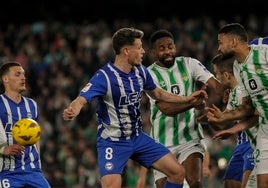 Ninguna victoria del Betis en sus últimos cuatro enfrentamientos ante el Alavés