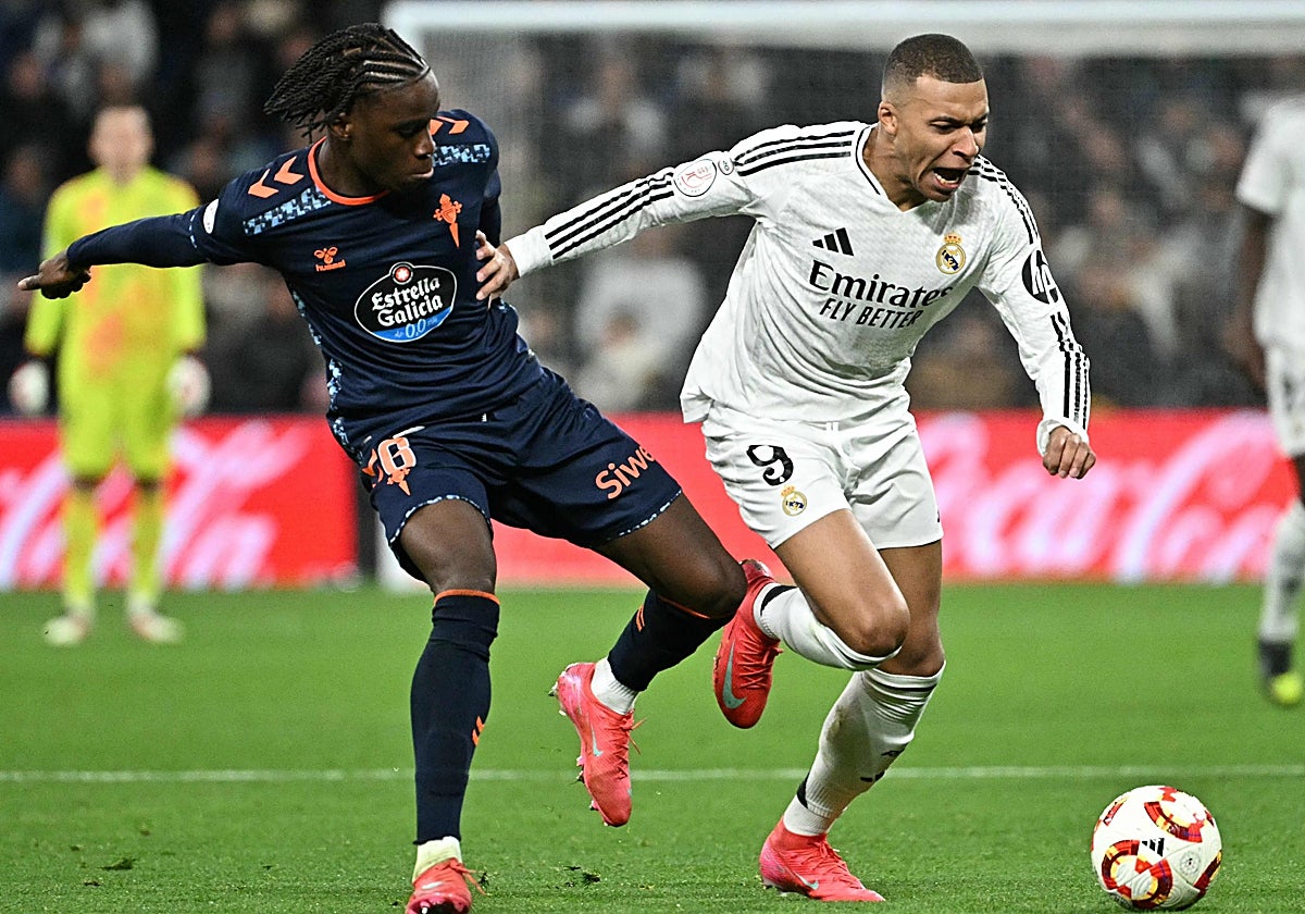 Real Madrid - Celta, estadísticas del partido de Copa