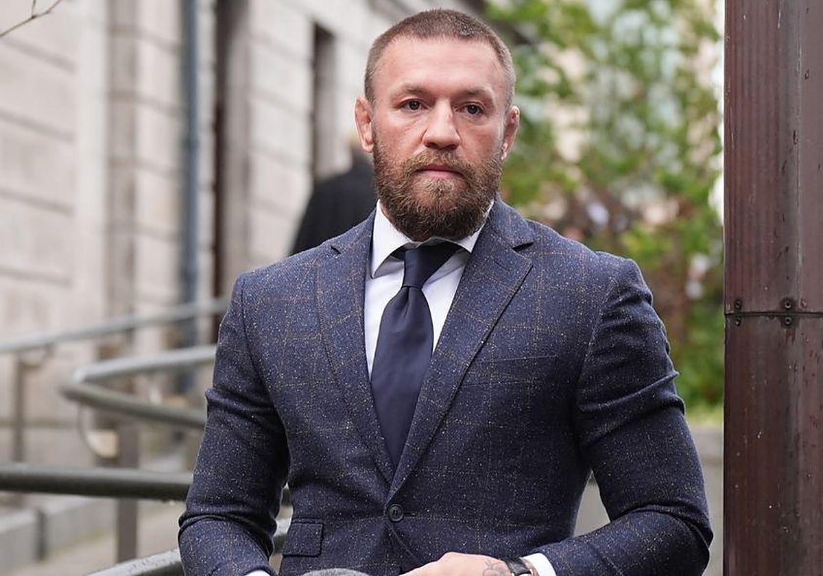 Conor McGregor, a su llegada a un juzgado