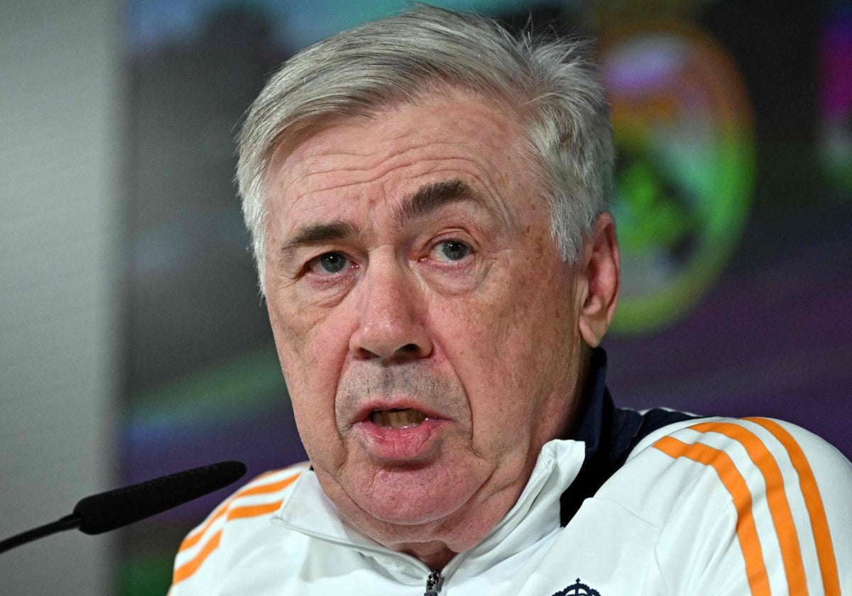 Ancelotti en rueda de prensa