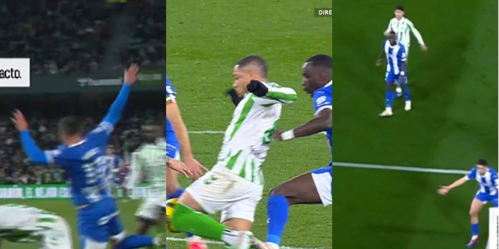 Los errores de Hernández Hernández en el Betis - Alavés