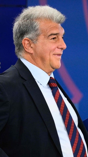 Joan Laporta, presidente del Fútbol Club Barcelona