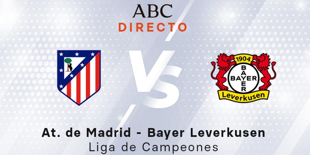 Atlético de Madrid - Bayer Leverkusen, estadísticas del partido