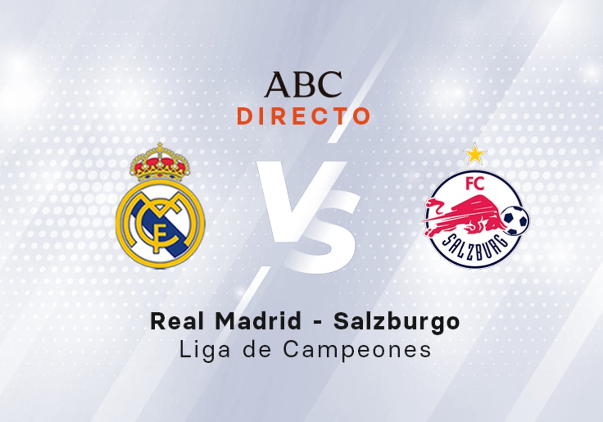 Real Madrid - Salzburgo, estadísticas del partido