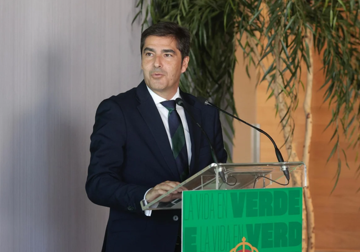 Ángel Haro, presidente del Betis