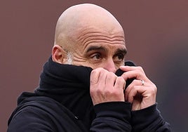 Guardiola gana sufriendo a un tercera división tres días antes de jugar con el Madrid