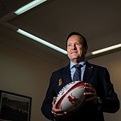 Juan Carlos Martín 'Hansen', presidente de la Federación de Rugby: «Poder ir al Mundial significa que hacemos las cosas bien»