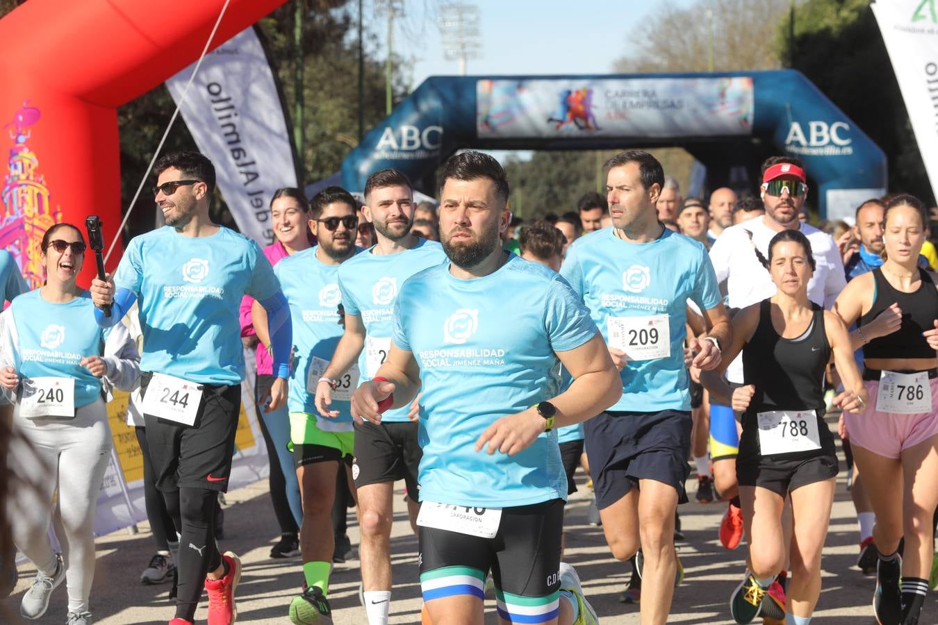 Celebración de la Carrera de Empresas de ABC de Sevilla