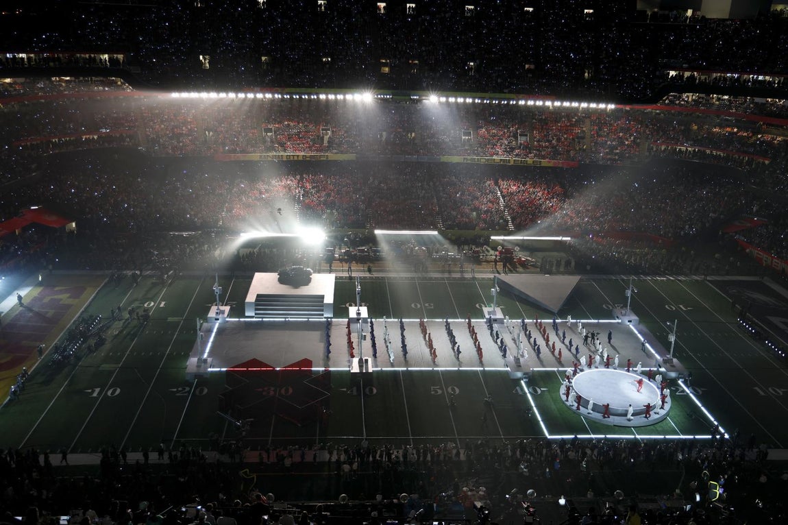 La noche de la Super Bowl, en imágenes