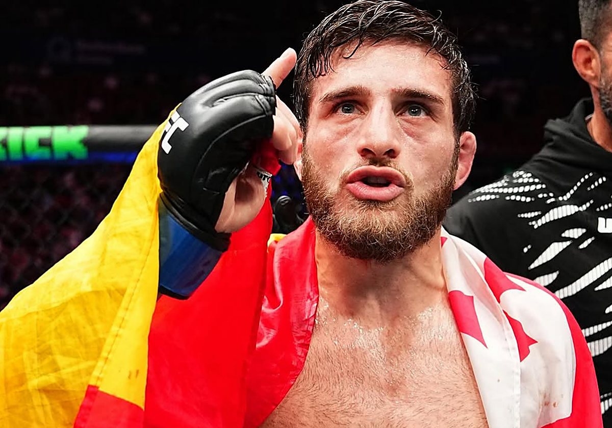 Aleksandre Topuria tras su victoria contra Colby Thicknesse