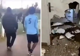 Salvajismo juvenil: brutal pelea, un apuñalado grave y dos jugadores al río