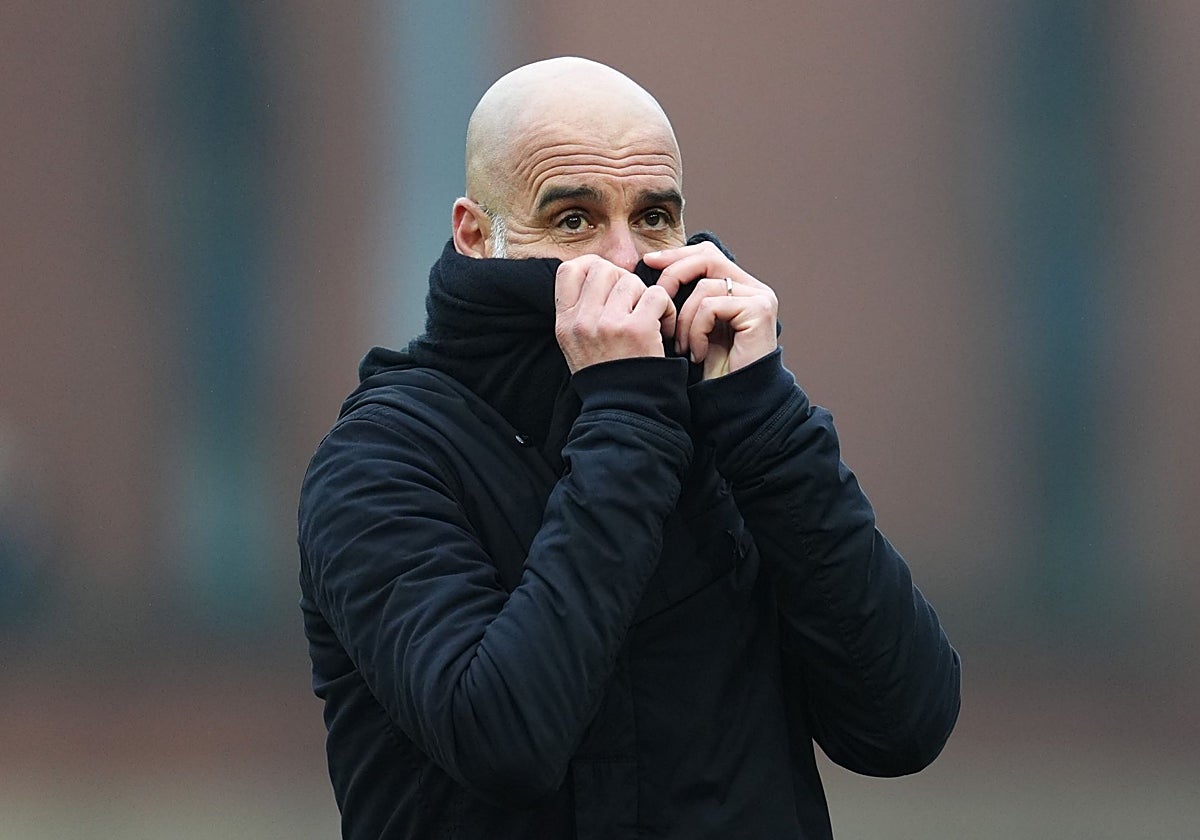 Pep Guardiola, entrenador del City