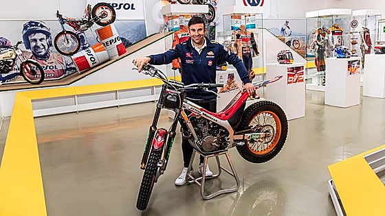 La primera moto campeona de Toni Bou, nueva estrella del Museo de la Moto