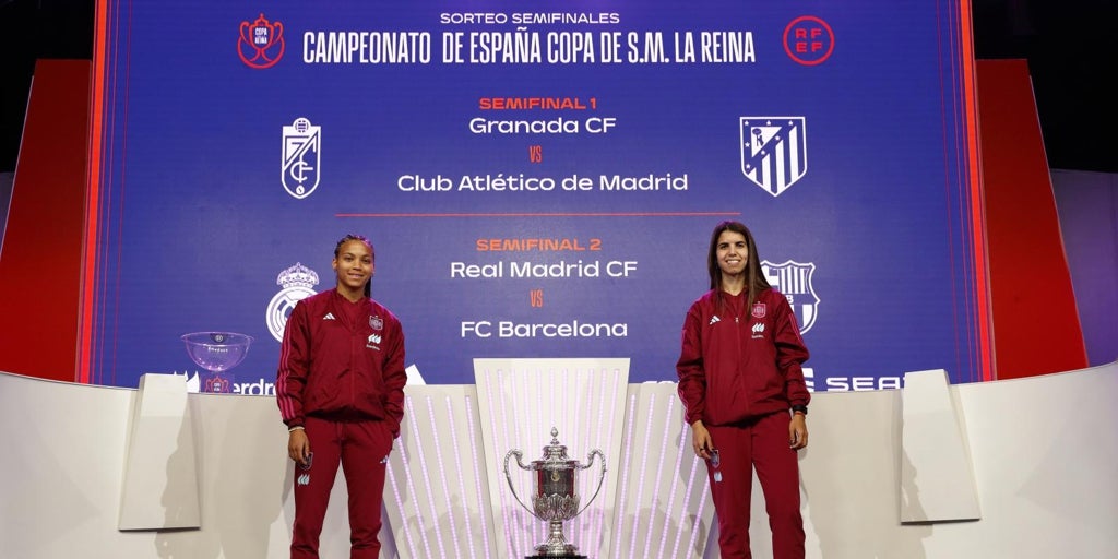 Real Madrid-Barça y Granada-Atlético, semifinales de la Copa de la Reina