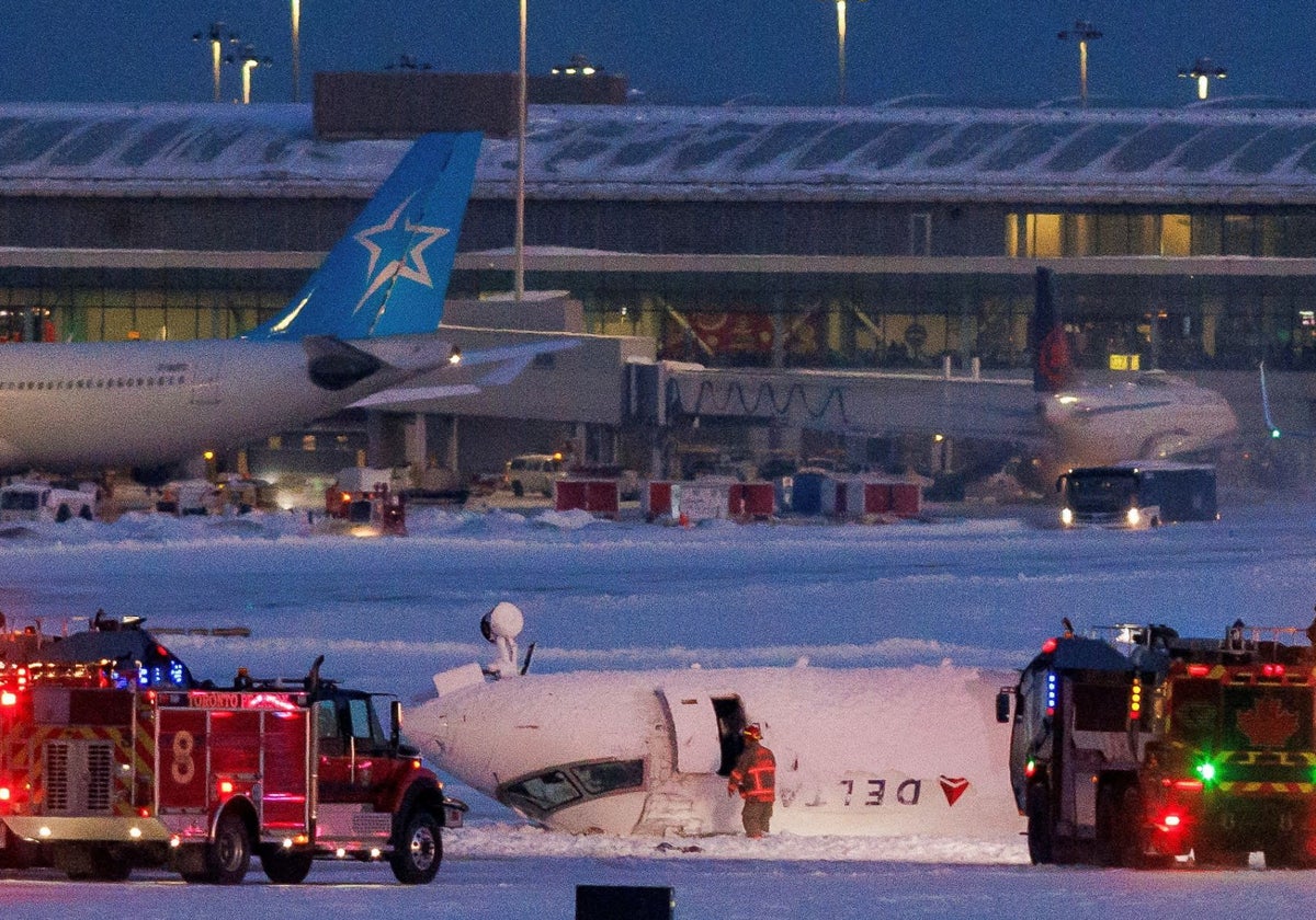 Así vivió el accidente de avión en Toronto, desde dentro, el esquiador Pete Koukov