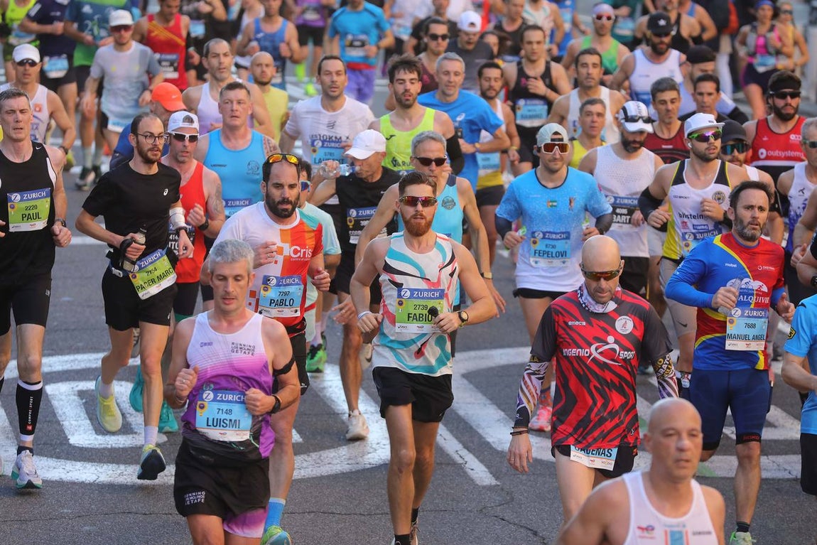 Muchos corredores proceden de otras partes de España e incluso del extranjero