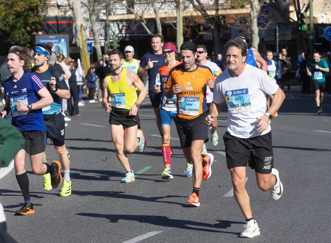 La fiesta del deporte recorrió las calles de Sevilla con la maratón 