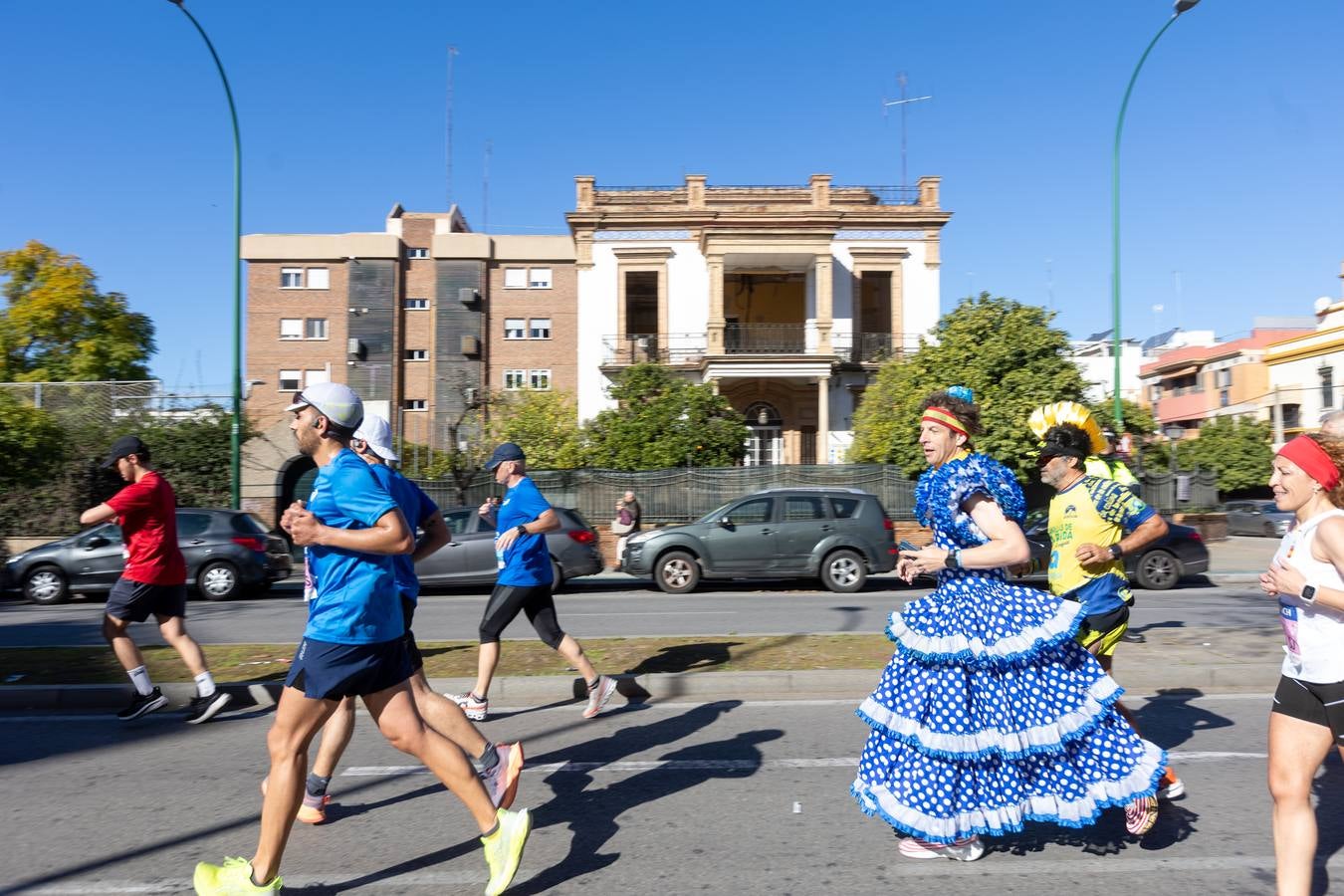 Durante la prueba se han visto algunas estampas curiosas con algunos corredores