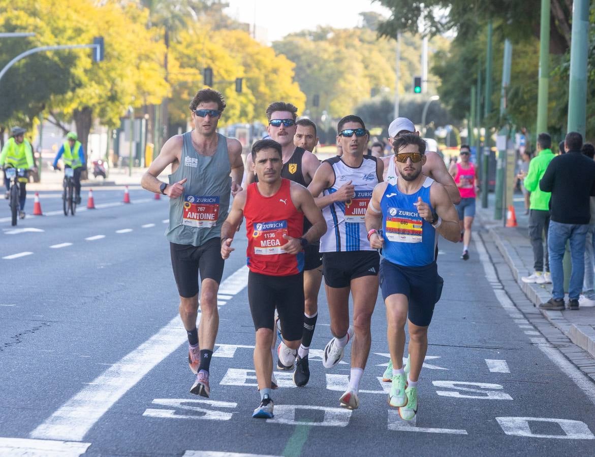 Durante la prueba se han visto algunas estampas curiosas con algunos corredores