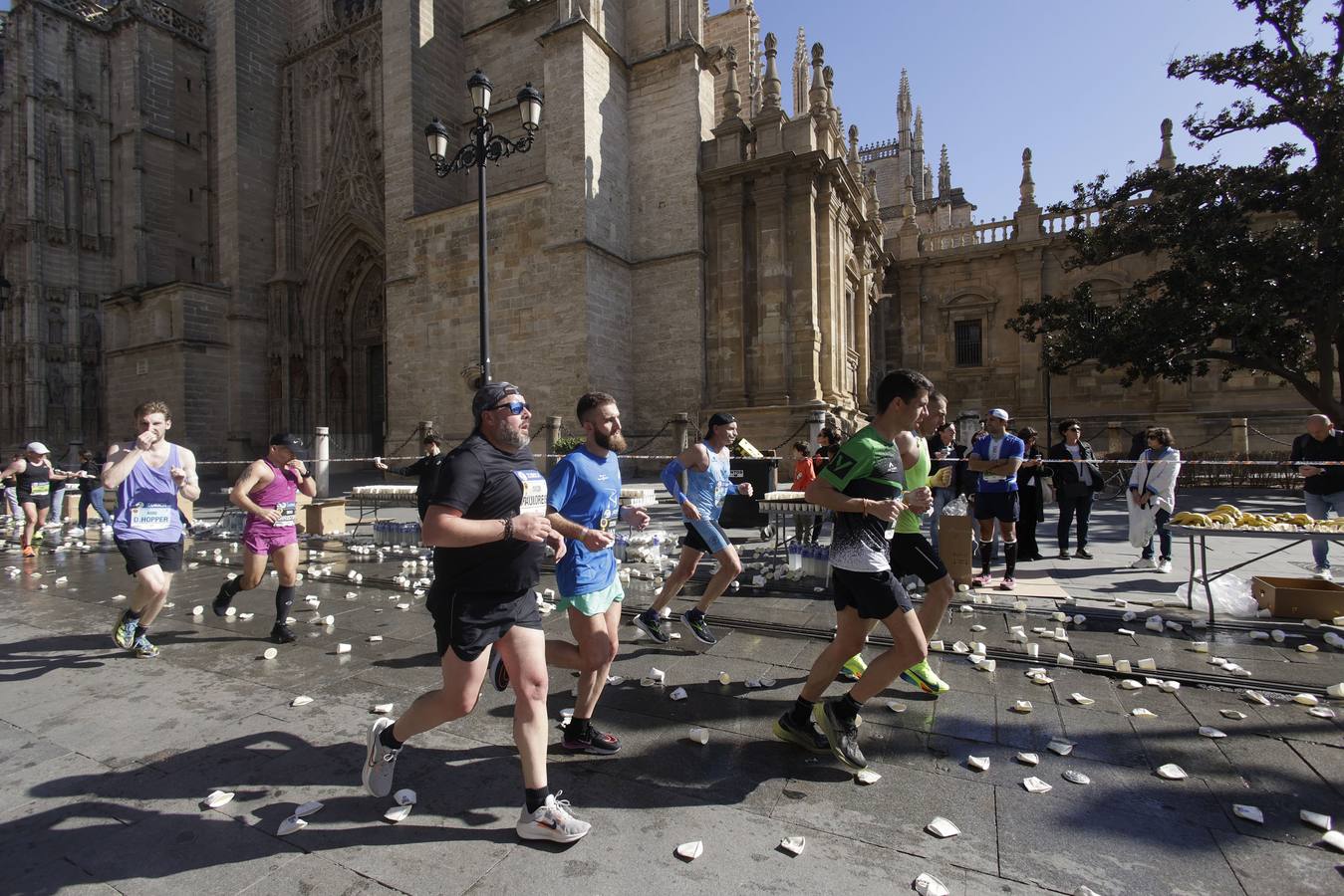 Durante la prueba se han visto algunas estampas curiosas con algunos corredores