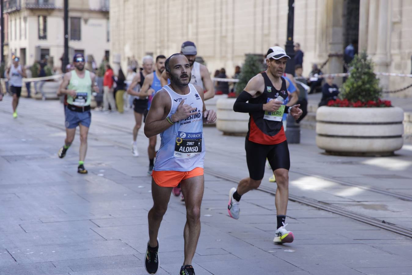 Durante la prueba se han visto algunas estampas curiosas con algunos corredores