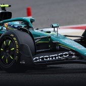 El alerón delantero flexible del Aston Martin de Alonso incendia las redes