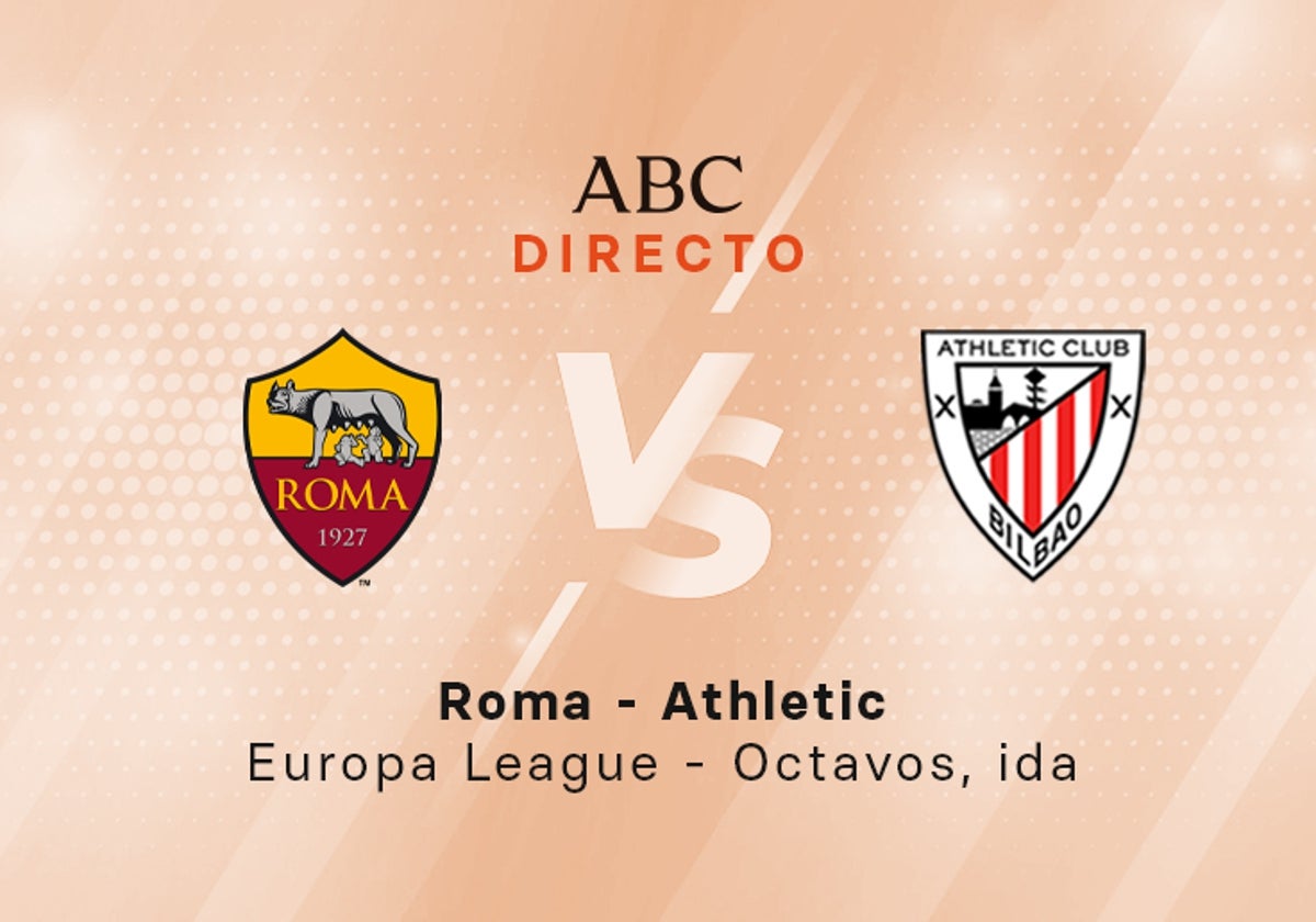 Roma - Athletic, estadísticas del partido de la Europa League, ida octavos de final