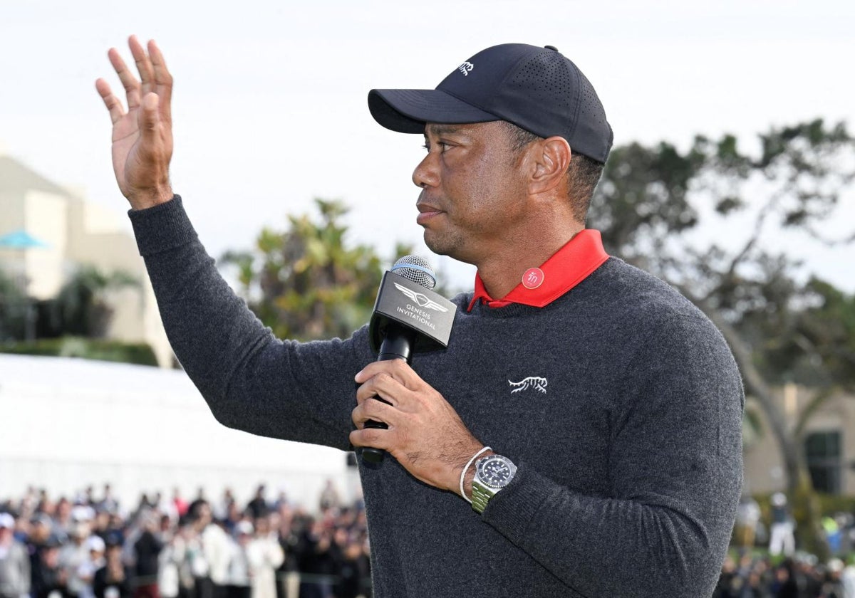 Tiger Woods, en el torneo Genesis Invitational