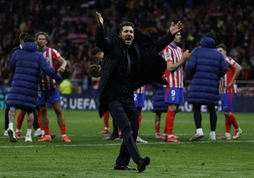 Simeone: «¡Que levante la mano quien vio el doble toque de Julián!»