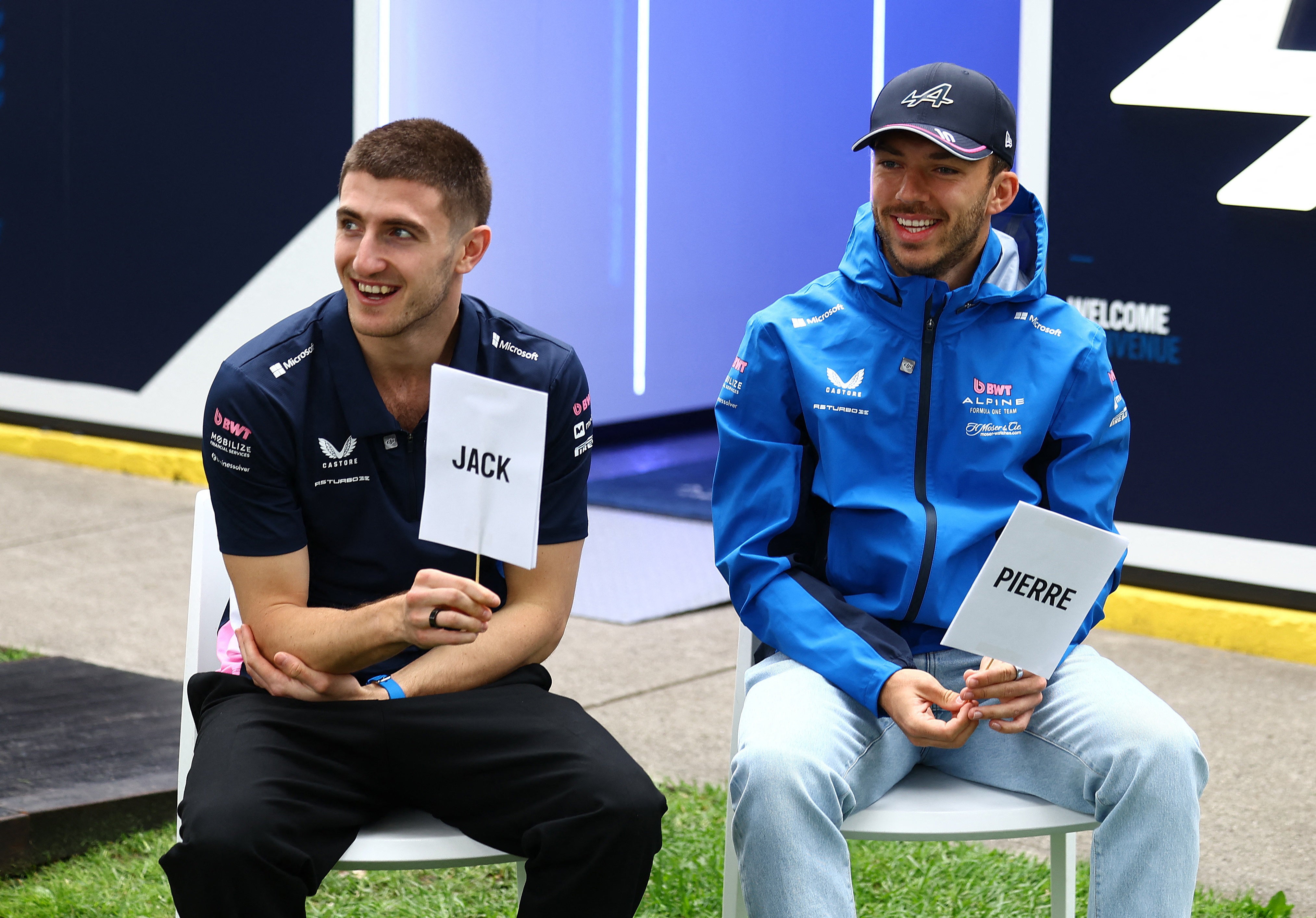 Jack Doohan y Pierre Gasly