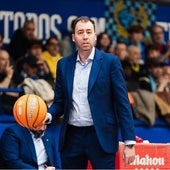 Pedro Rivero, durante un partido del Estudiantes