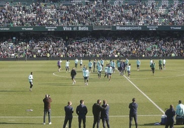 El sábado 29 de marzo, entrenamiento a puertas abiertas en el Villamarín para preparar el derbi Betis - Sevilla